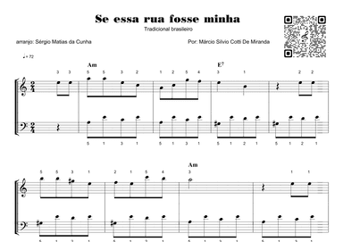 Se Essa Rua Fosse Minha (arr. Sérgio Matias da Cunha)