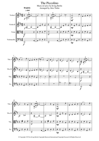 The Piccolino (arr. Alex Tinlin)
