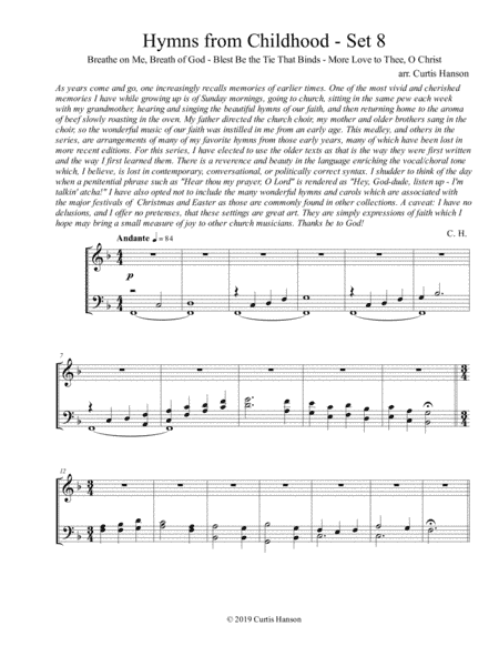 Hymns from Childhood - Set 8 (SATB) (arr. Curtis Hanson)
