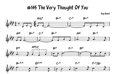The Very Thought Of You (arr. John Fries)