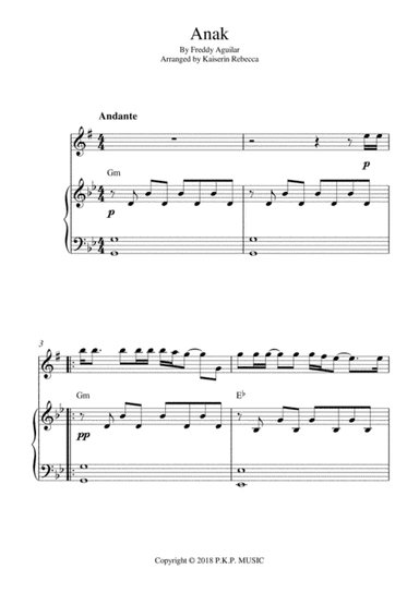 Anak (arr. Kaiserin Rebecca)
