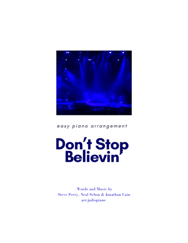 Don't Stop Believin' (arr. JudisPiano)
