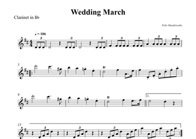 Wedding March (arr. Wesley S. SIlva)