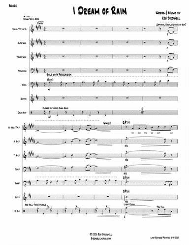 I Dream of Rain (septet version / Blowholes)