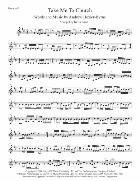 Take Me To Church (arr. Kevin Busse)