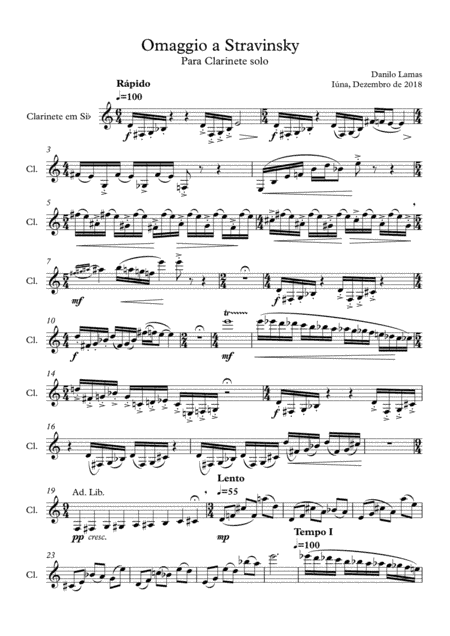 Omaggio a Stravinsky