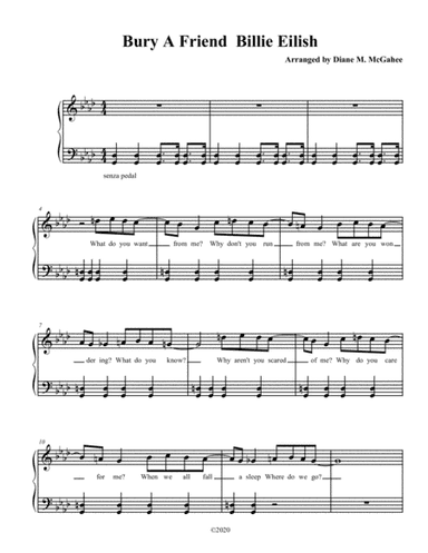 Bury A Friend (arr. Diane M. McGahee)