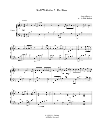 Shall We Gather at the River (arr. Rick Barham)