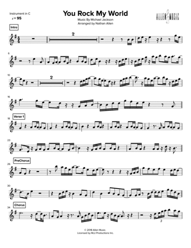 You Rock My World (arr. Nathan Allen)