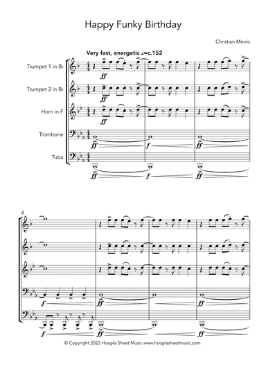 Happy Funky Birthday (arr. Christian Morris)