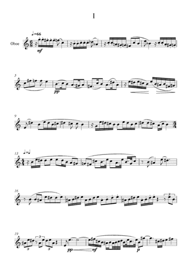 Eight pieces for Oboé Solo.