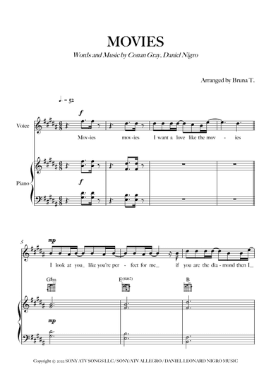 Movies (arr. Bruna T.)