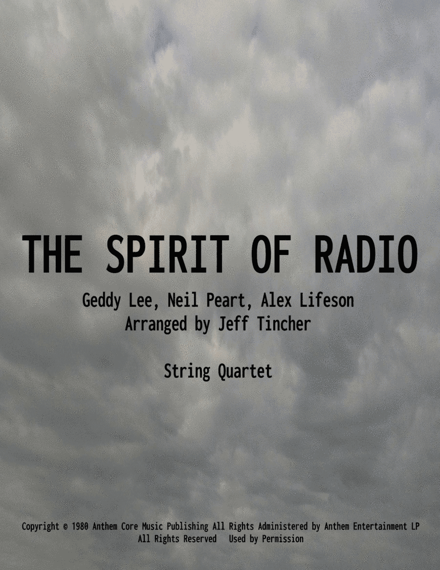 The Spirit Of Radio (arr. Jeff Tincher)