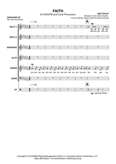 Faith (arr. Alex Van den Broek)