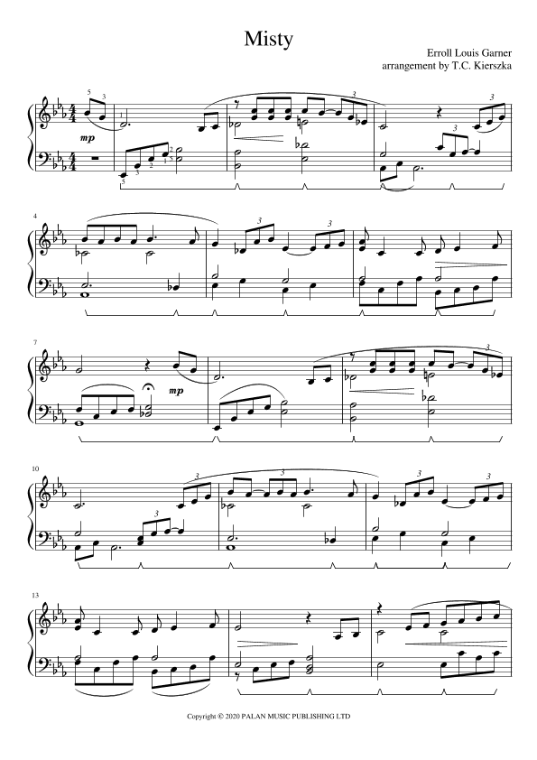 Misty (arr. T.C. Kierszka)
