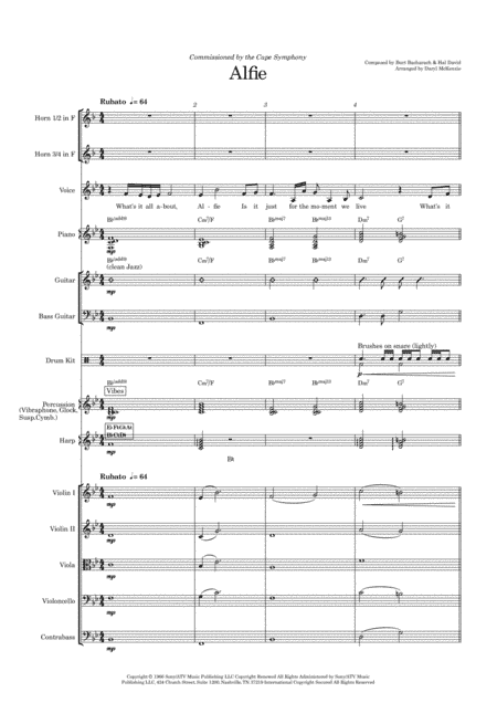 Alfie (arr. Daryl McKenzie)