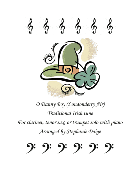 O Danny Boy for B flat instrument solo (arr. Stephanie Daige)