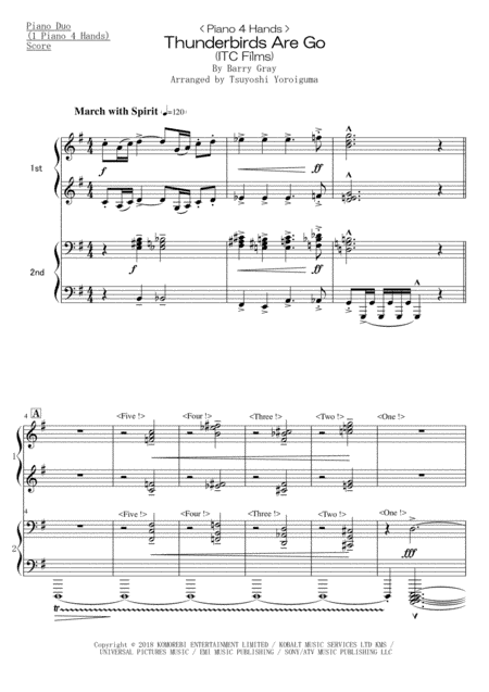 Thunderbirds Are Go (arr. Tsuyoshi Yoroiguma)