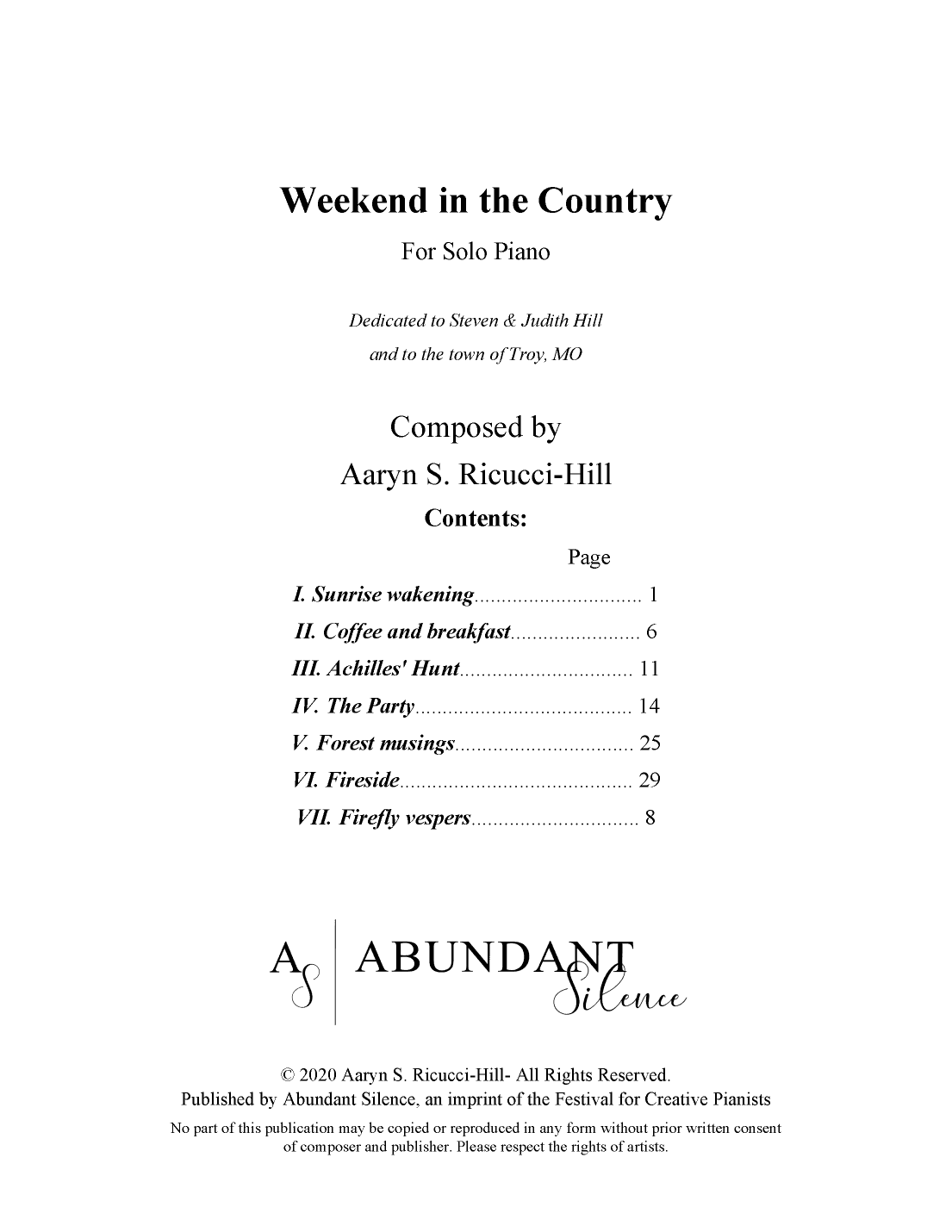 Weekend in the Country