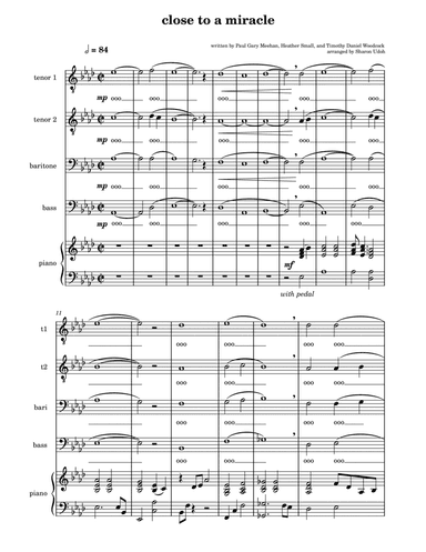 Close To A Miracle (arr. Sharon Udoh)