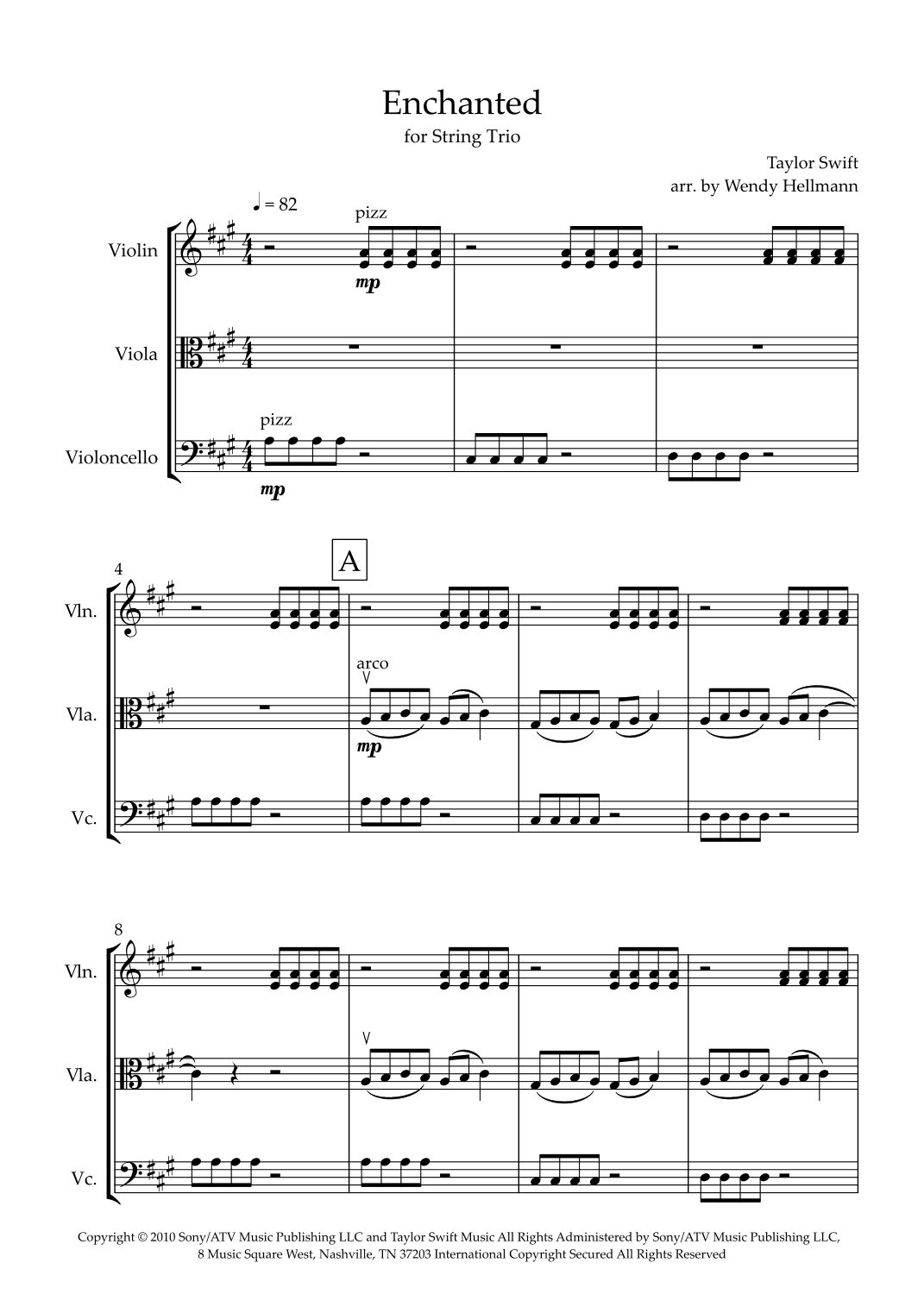 Enchanted (arr. Wendy Hellmann)