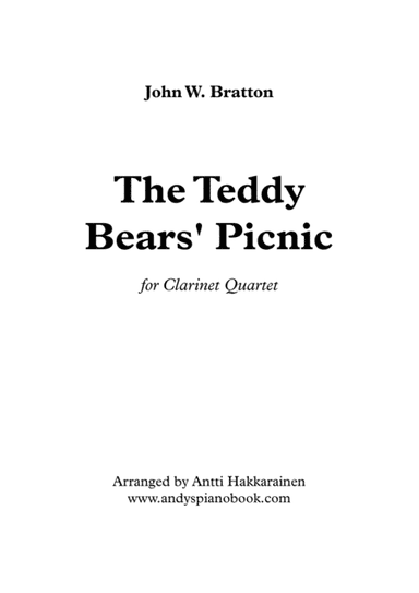 The Teddy Bears' Picnic - Clarinet Quartet (arr. Antti Hakkarainen)