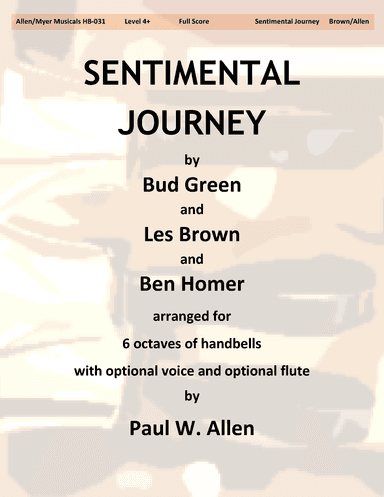Sentimental Journey (arr. Paul W. Allen)