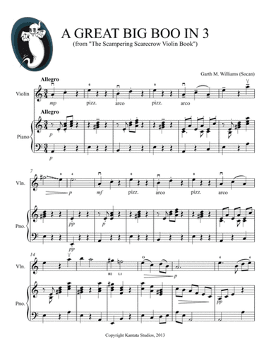 Variations on the folk tune "Linden Lea" for  solo violin and piano