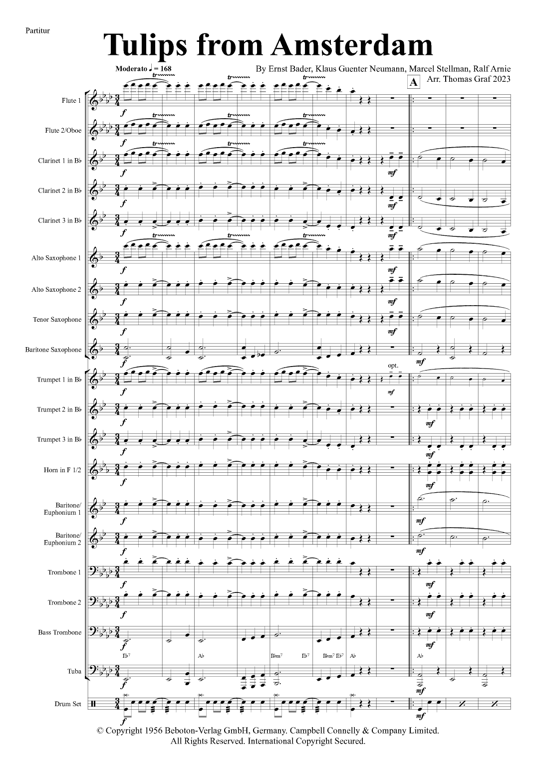 Tulips From Amsterdam (arr. Thomas Graf)