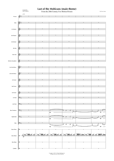 Last Of The Mohicans (main Theme) (arr. Andy Lightfoot)