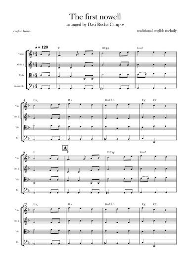 The First nowell (arr. Davi Rocha Campos)