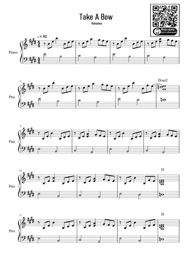 Take A Bow (arr. eduardo)