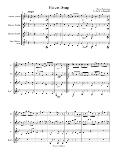 Harvest Song (arr. Nick Lacanski)