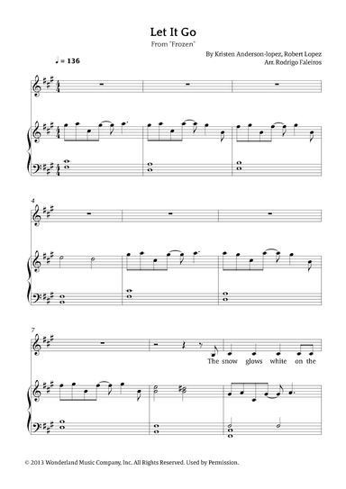 Let It Go (arr. Rodrigo Faleiros)