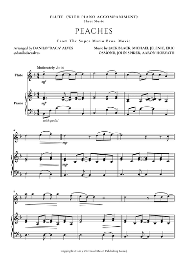 Peaches (arr. Danilo "Daca" Alves)
