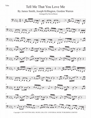 Tell Me That You Love Me (arr. Kevin Busse)