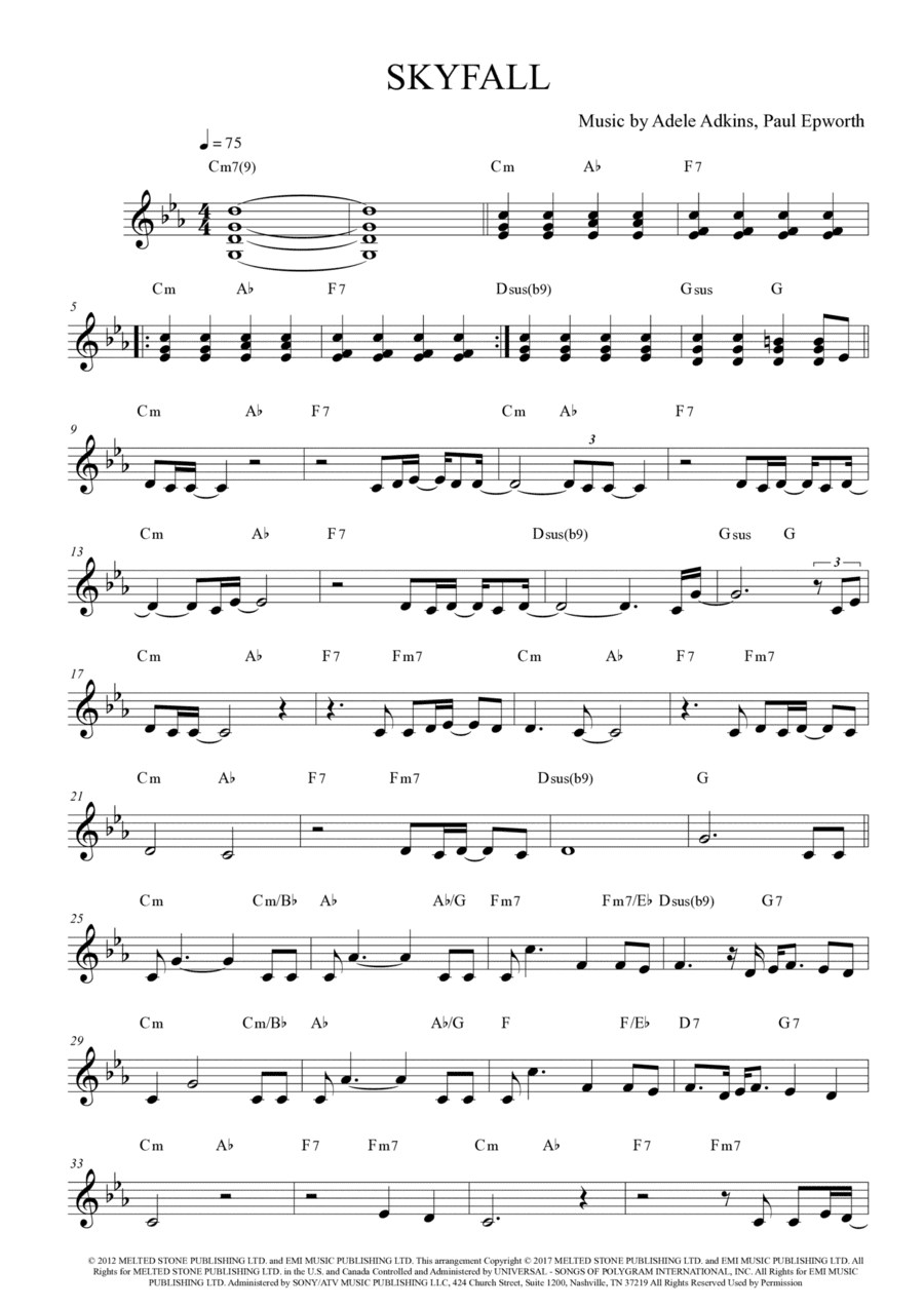 Skyfall (arr. Anderson Quevedo)