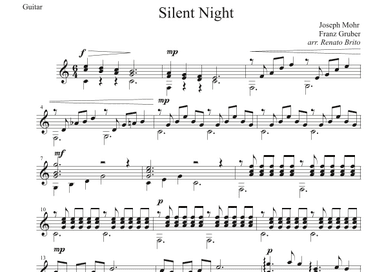 Silent Night - For Small Orquestra (arr. Renato Brito - Guitar part) (arr. Renato Brito)
