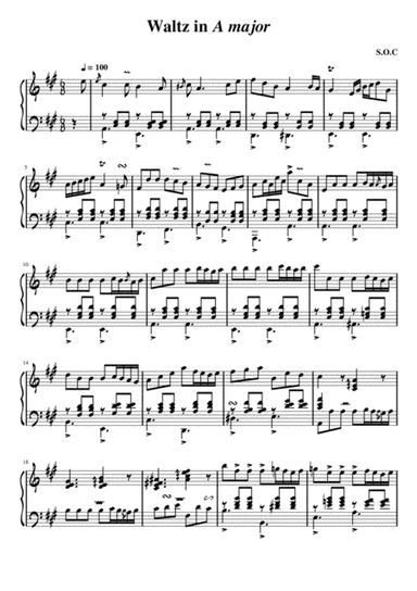 Waltz in A major