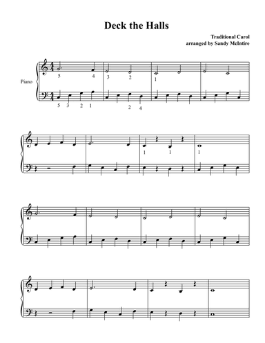 Deck the Halls (arr. Sandy McIntire)