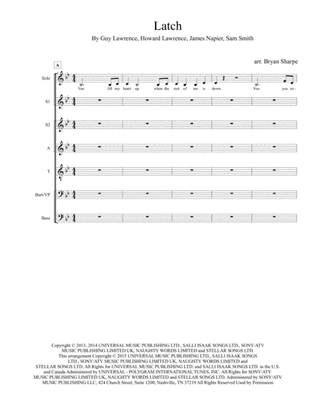Latch (arr. Bryan Sharpe)