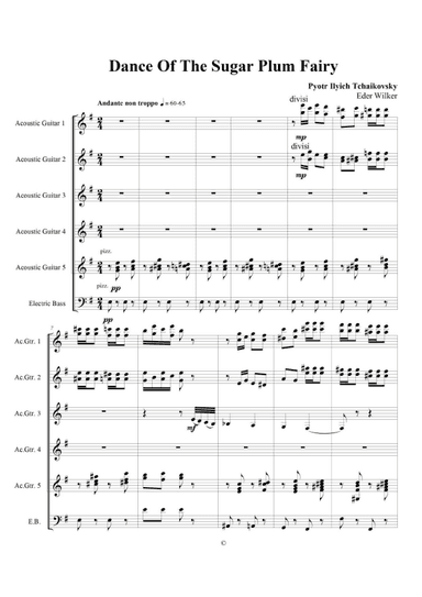Dance of the Sugar Plum Fairy (arr. Eder W. B. Pena)