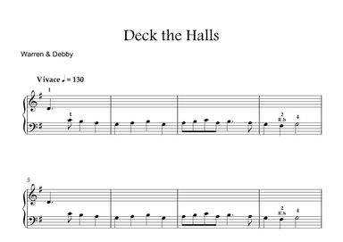 Deck the Halls (arr. Warren & Debby)