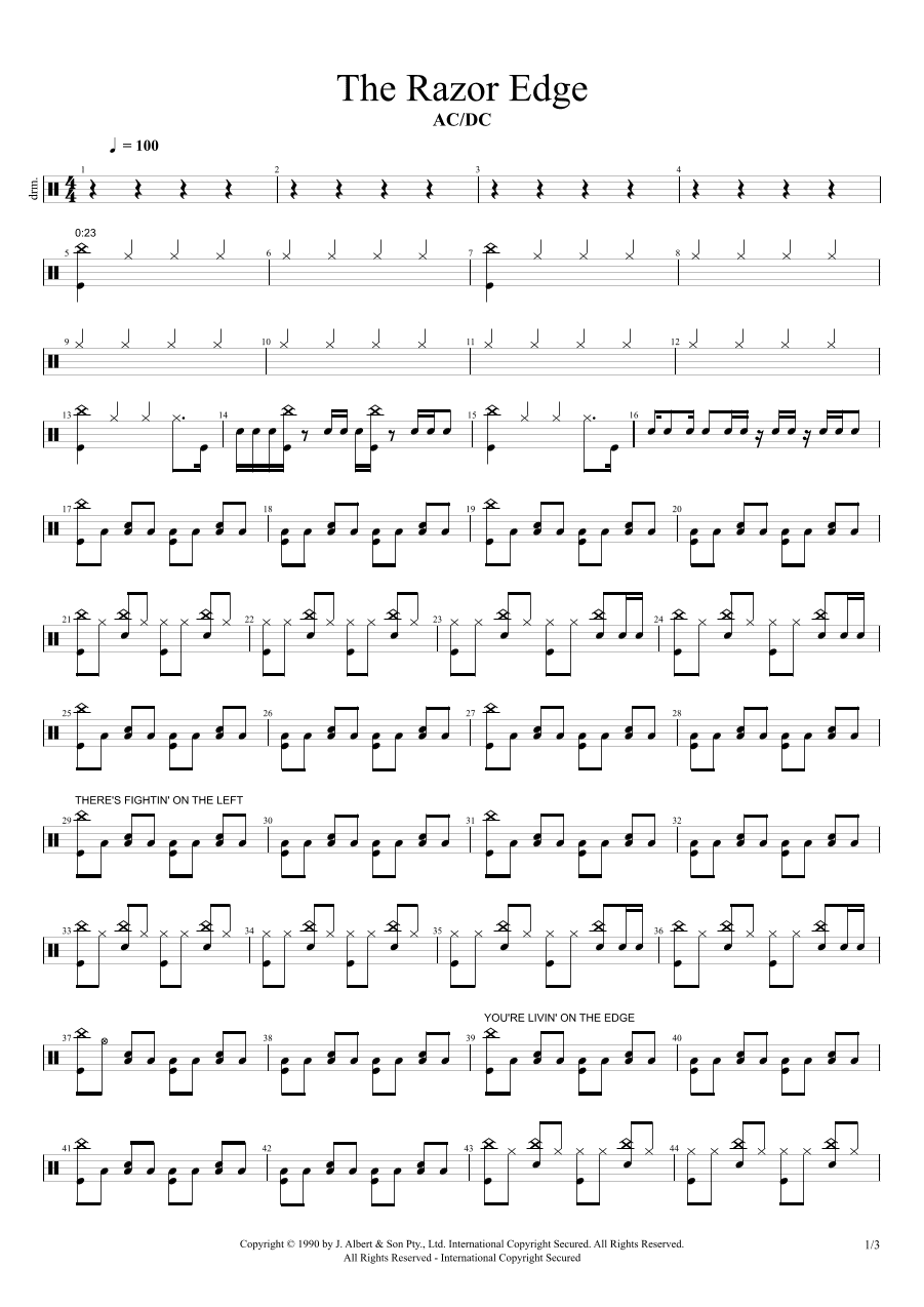 The Razor's Edge (arr. Cyril Mayer)