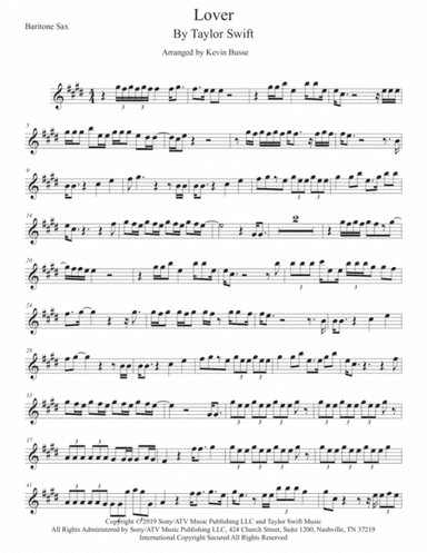 Lover (arr. Kevin Busse)