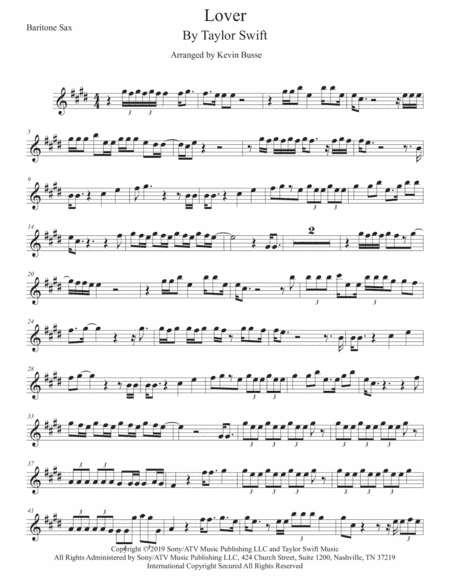 Lover (arr. Kevin Busse)