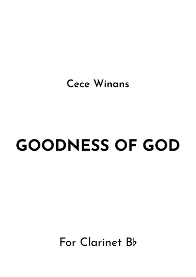 Goodness Of God (arr. Jireh J.)