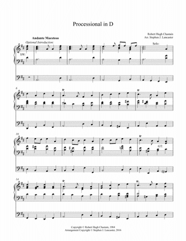 Processional in D for Organ
