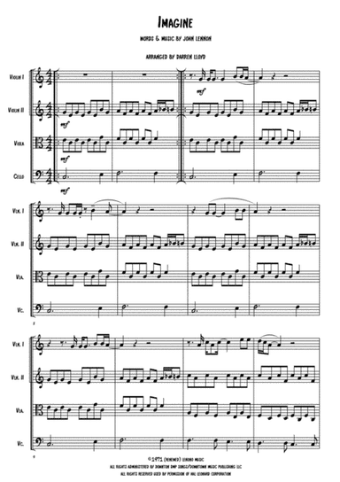 Imagine (arr. Darren Lloyd)