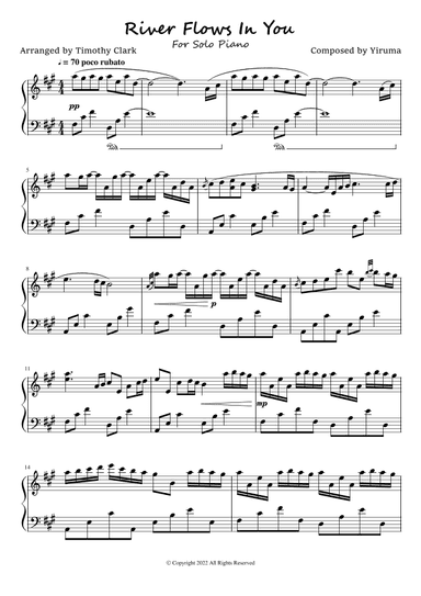 River Flows To You Ep16 (arr. Timothy Clark)